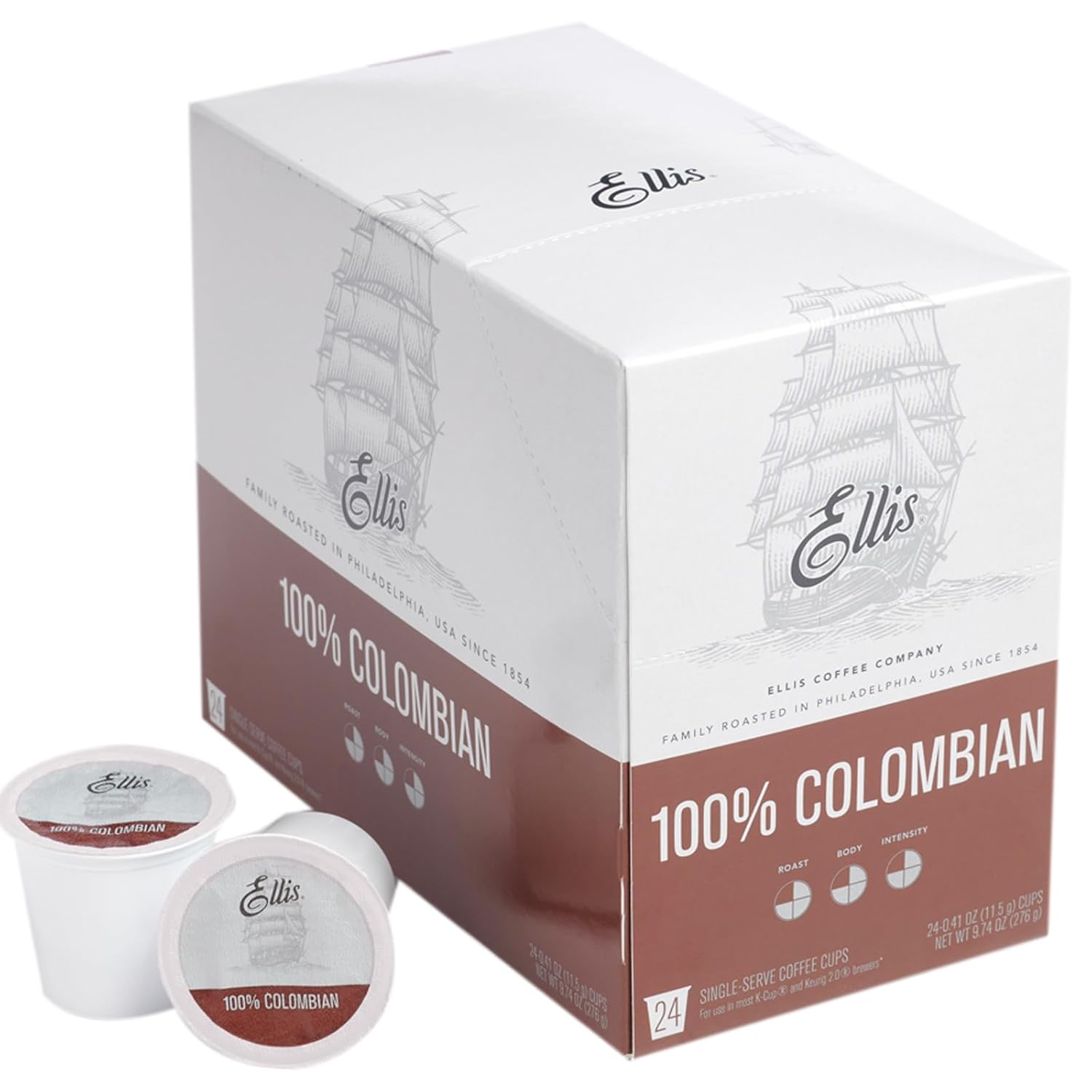 24-Count Single Serve Cups – 100% Colombian