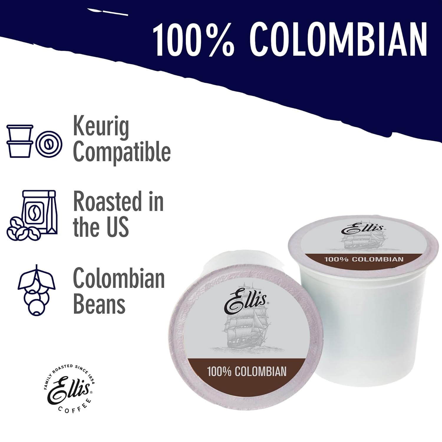 24-Count Single Serve Cups – 100% Colombian