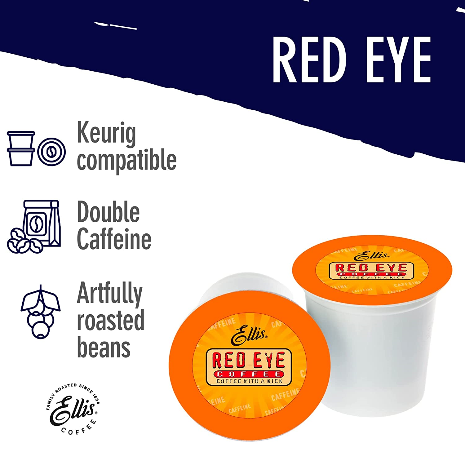 24-Count Single Serve Cups – Red Eye (Double Caffeine)