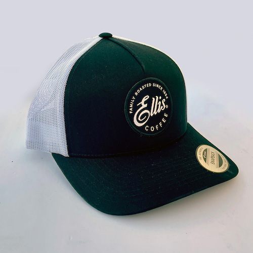 Ellis Mesh Trucker Hat – Black/White