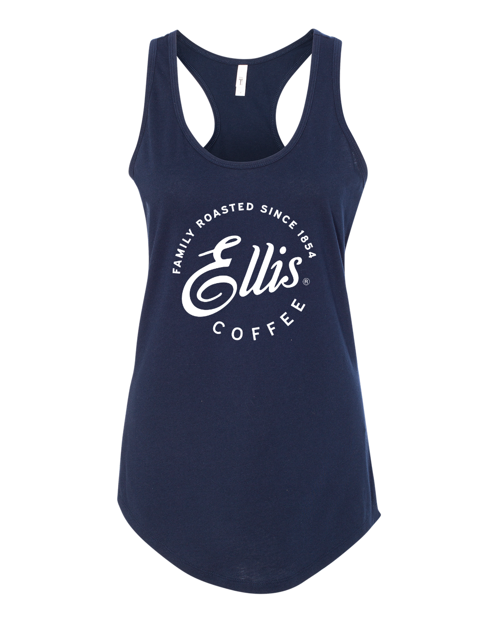 Ms. Ellis Racerback Tank – Navy