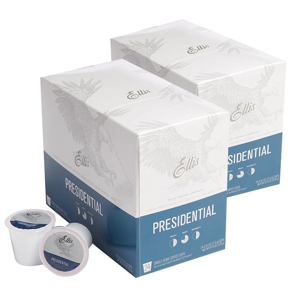 48-Count Single Serve Cups – Presidential – 2-Box Bundle